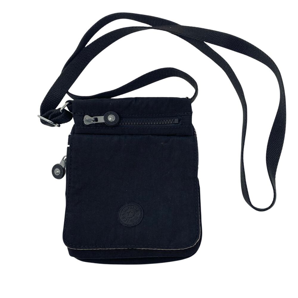 Kipling Black Noir New Eldorado Crossbody Bag Utility Streetwear Resortwear